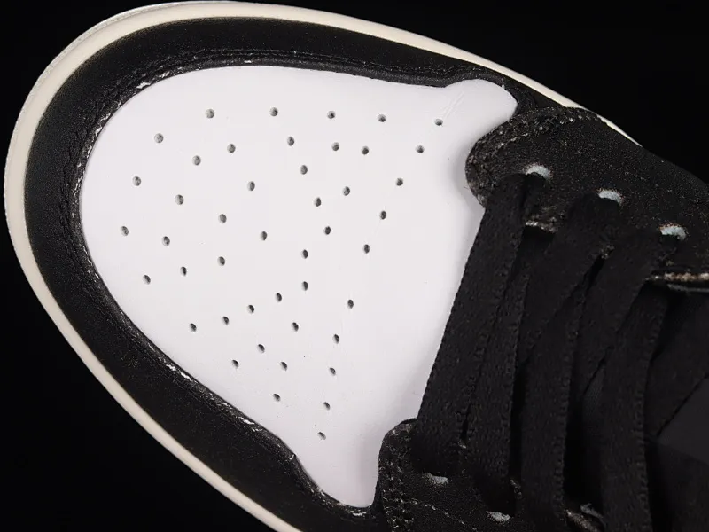 All categories Air Jordan Jordan series basketball shoes Air Jordan 1 Low Z version Air Jordan Retro 1 Low "Electric Green" AJ1 Joe 1 matte black and white cultural and leisure sports sneakers DQ8422-001